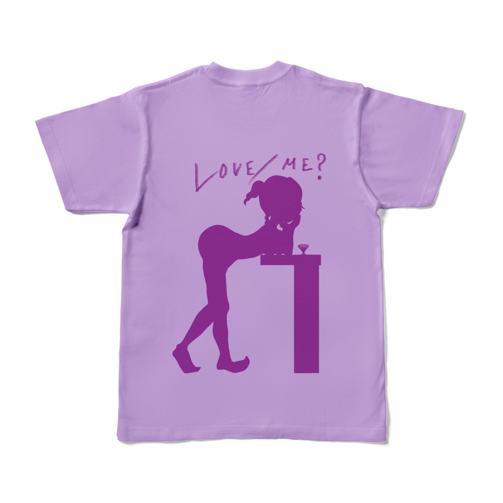 POPガールTシャツ【ライトパープル】