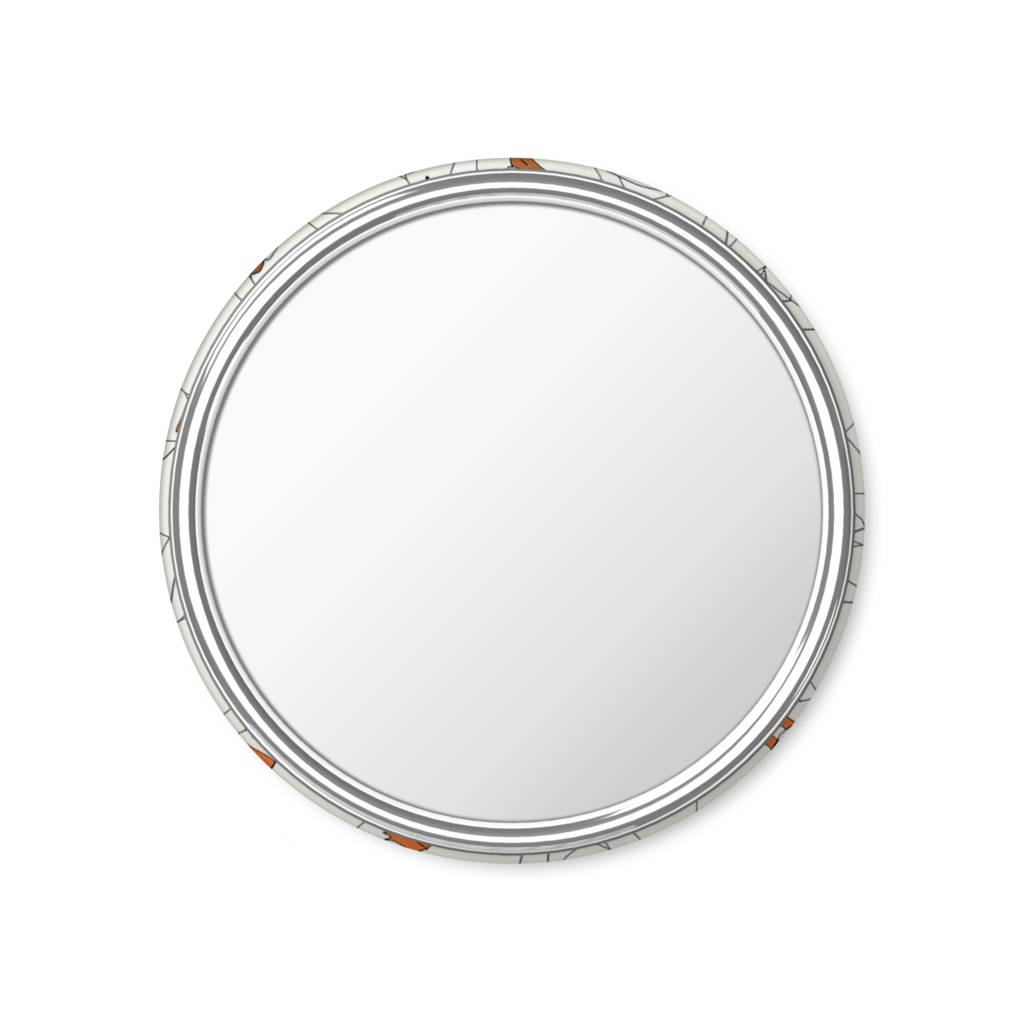 アヒルの缶ミラー