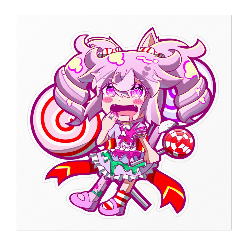 闇カワキャンディーステッカー