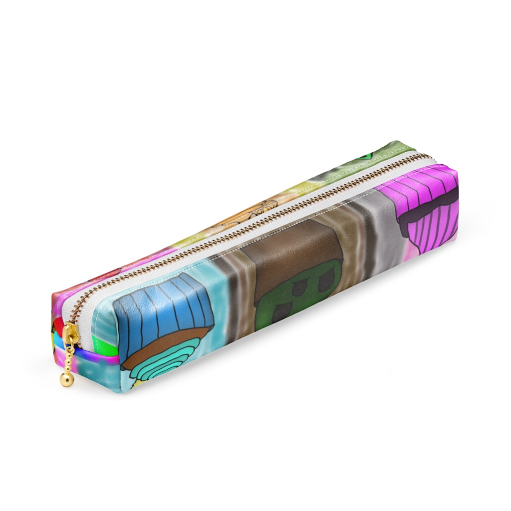 ペンケース、カップケーキ