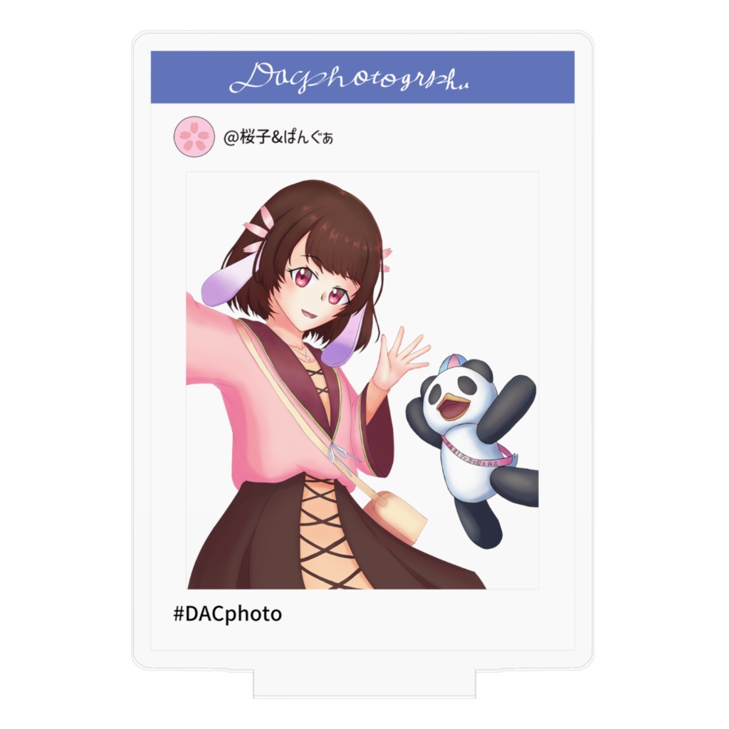 桜子&ぱんぐぁ SNS風アクスタ
