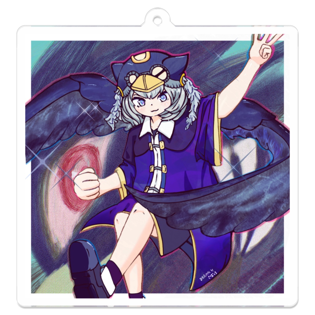 橘こもち。翼【アクリルキーホルダー】