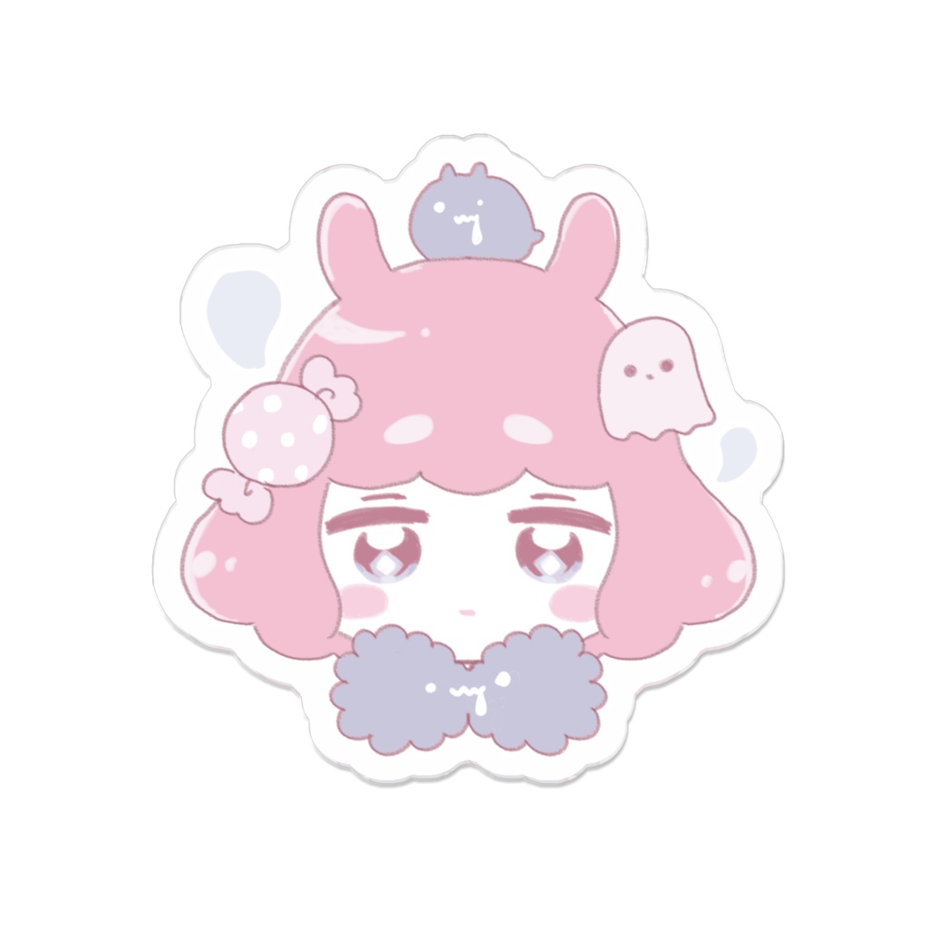 obake kowai アクリルバッジ