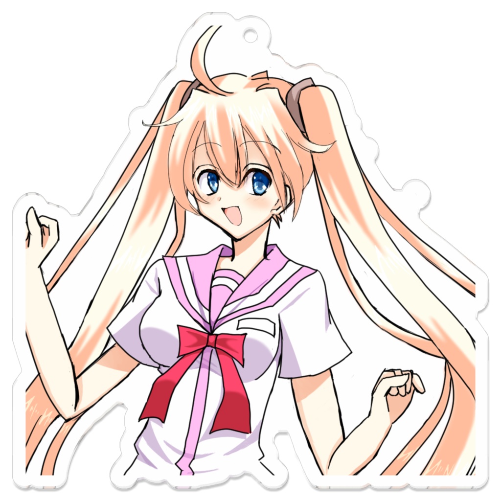 月坂れもんアクリルキーホルダー