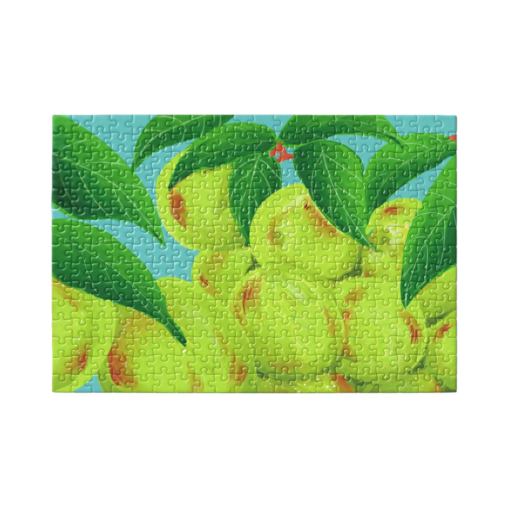 ウメのパズルイラスト