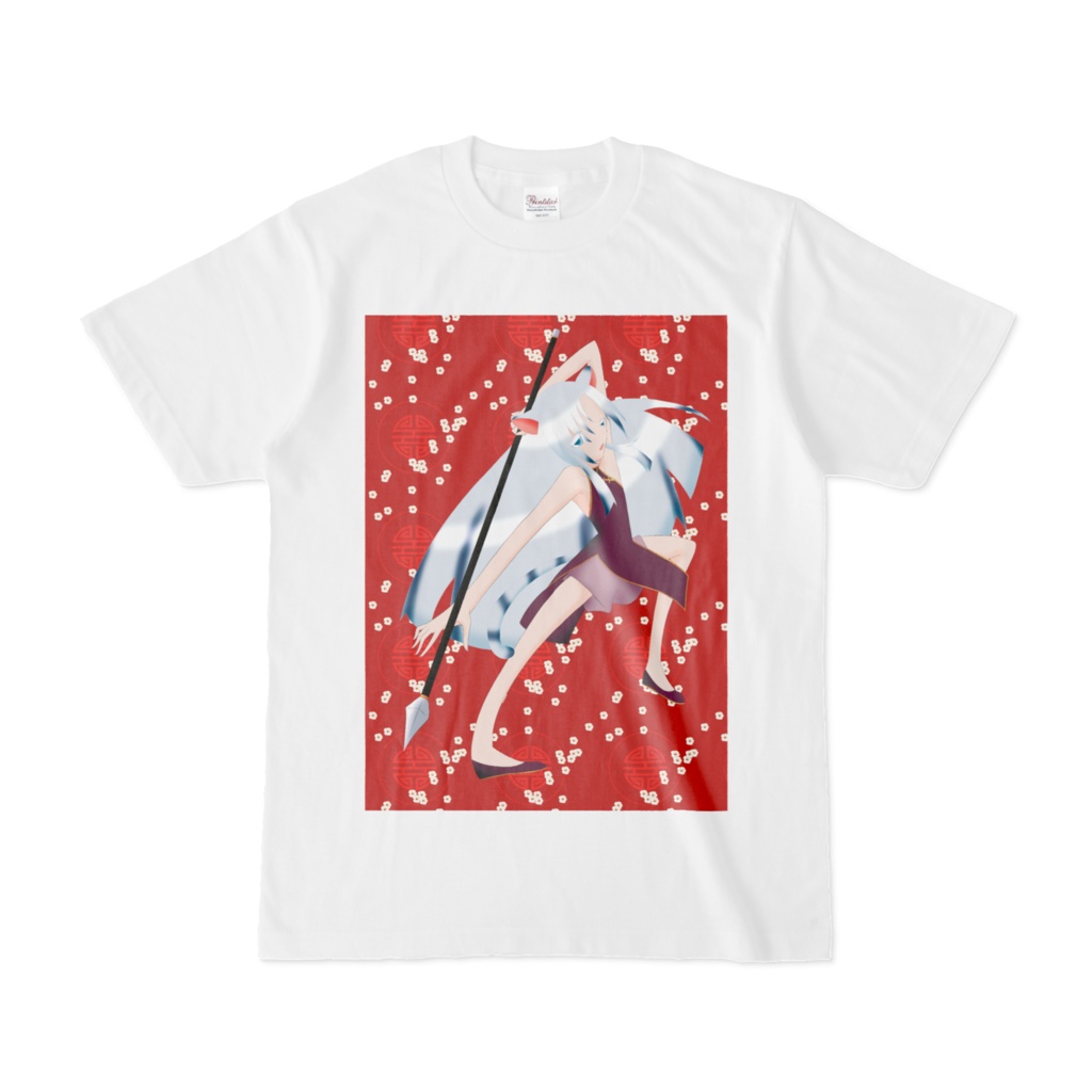 Tシャツ用イラスト「白虎」