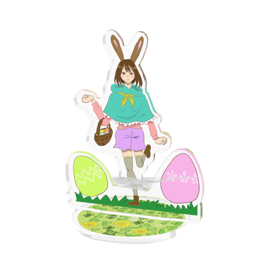 イースターなマカロールちゃん（アクリルフィギュア）