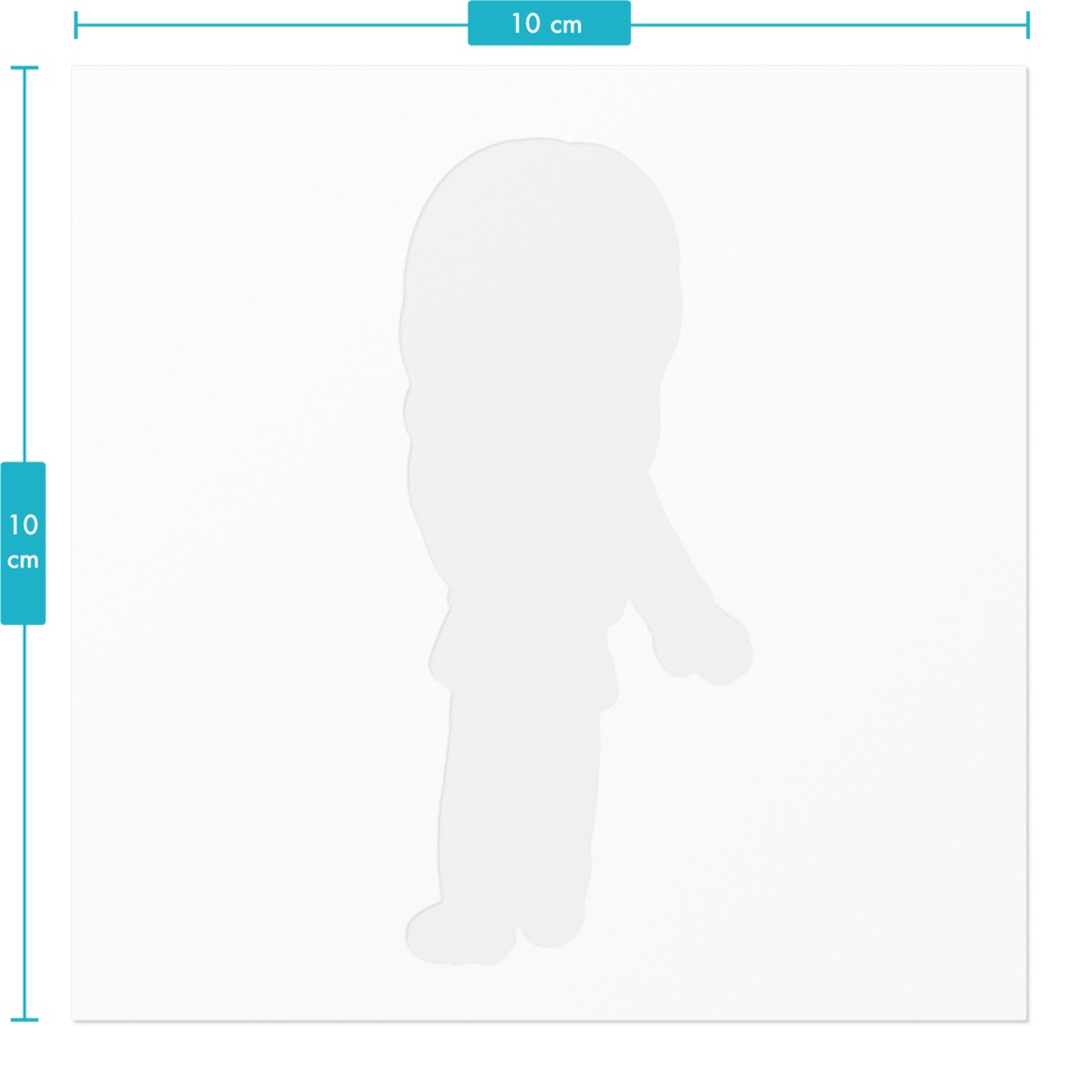 水色っ子のステッカー