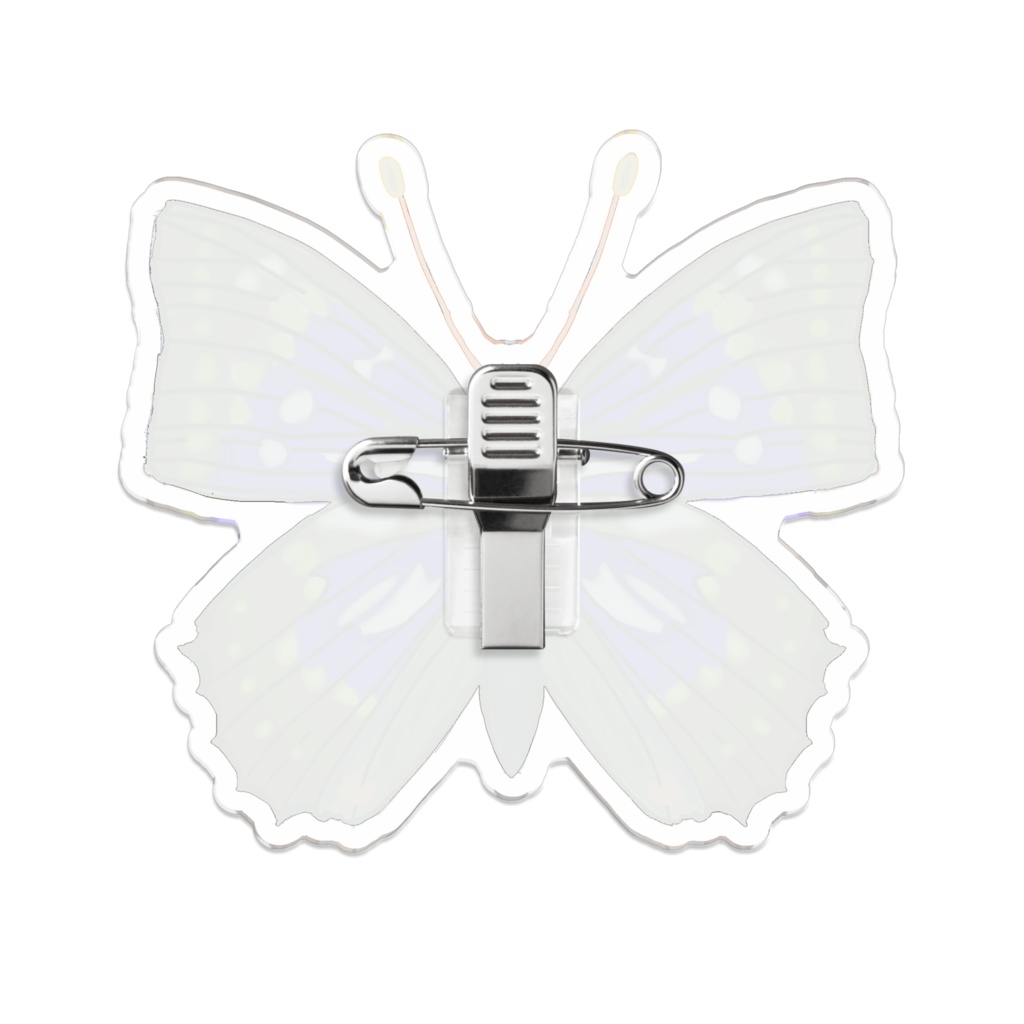 オオムラサキアクリルバッジ