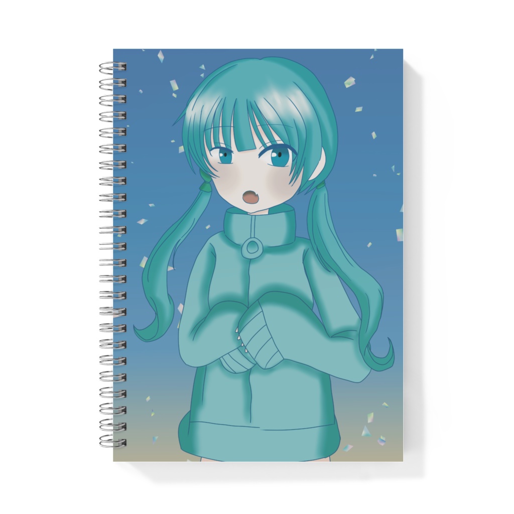 水色っ子のリングノート