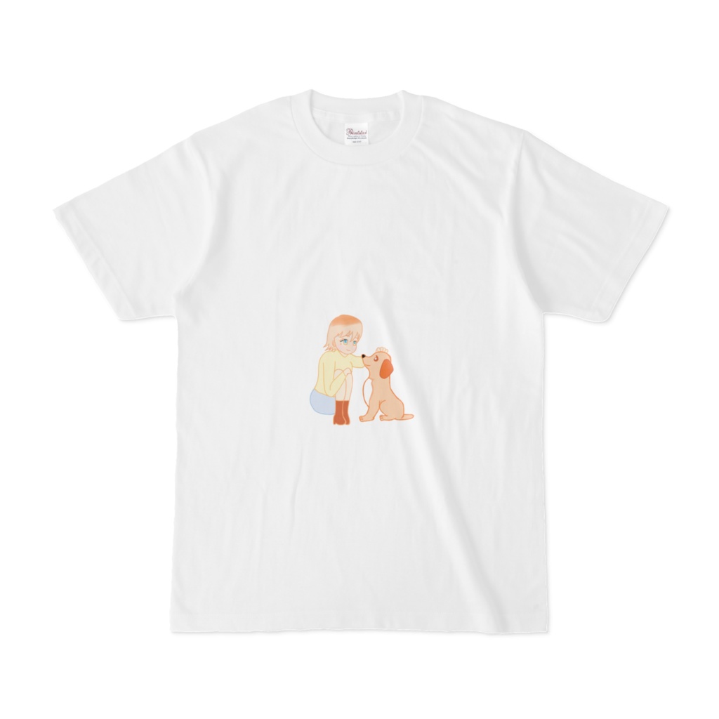 子犬と女の子