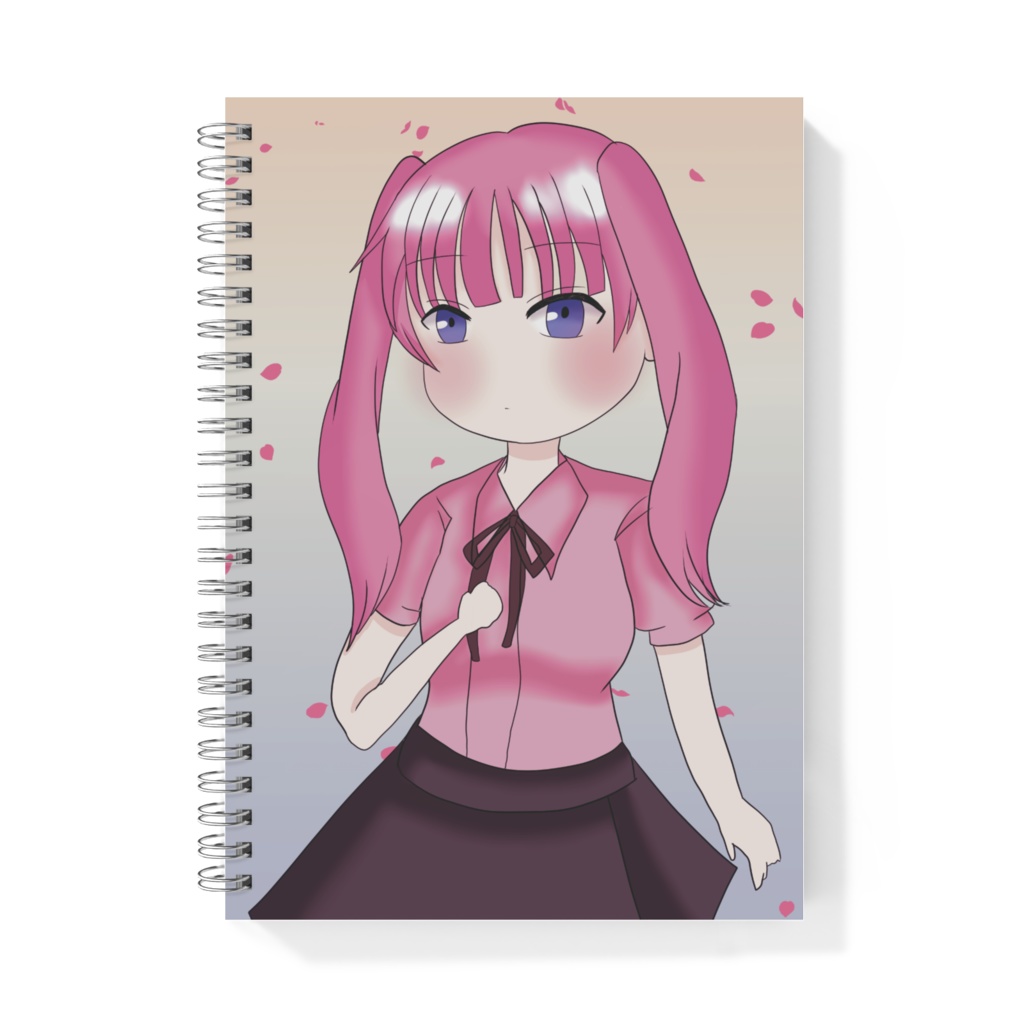 花びら舞うリングノート