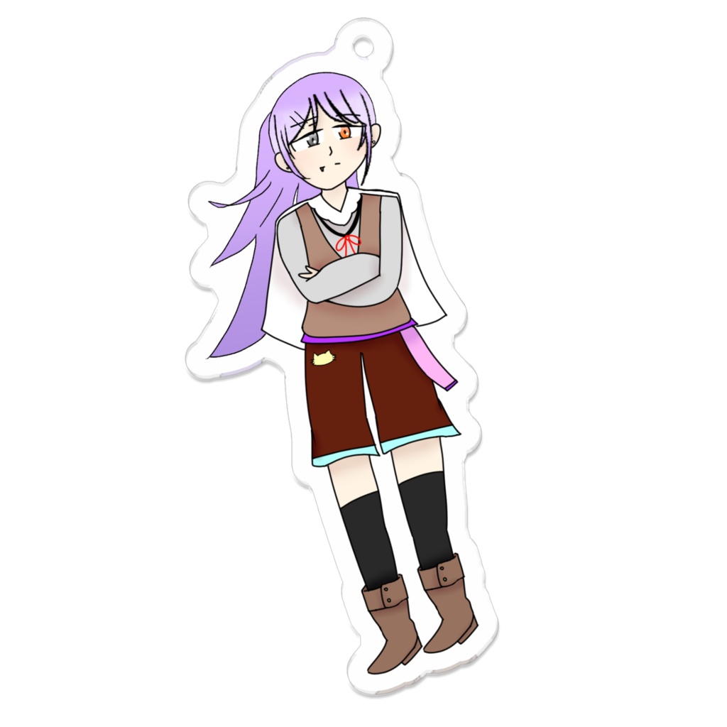 私服の優雅くんアクキー