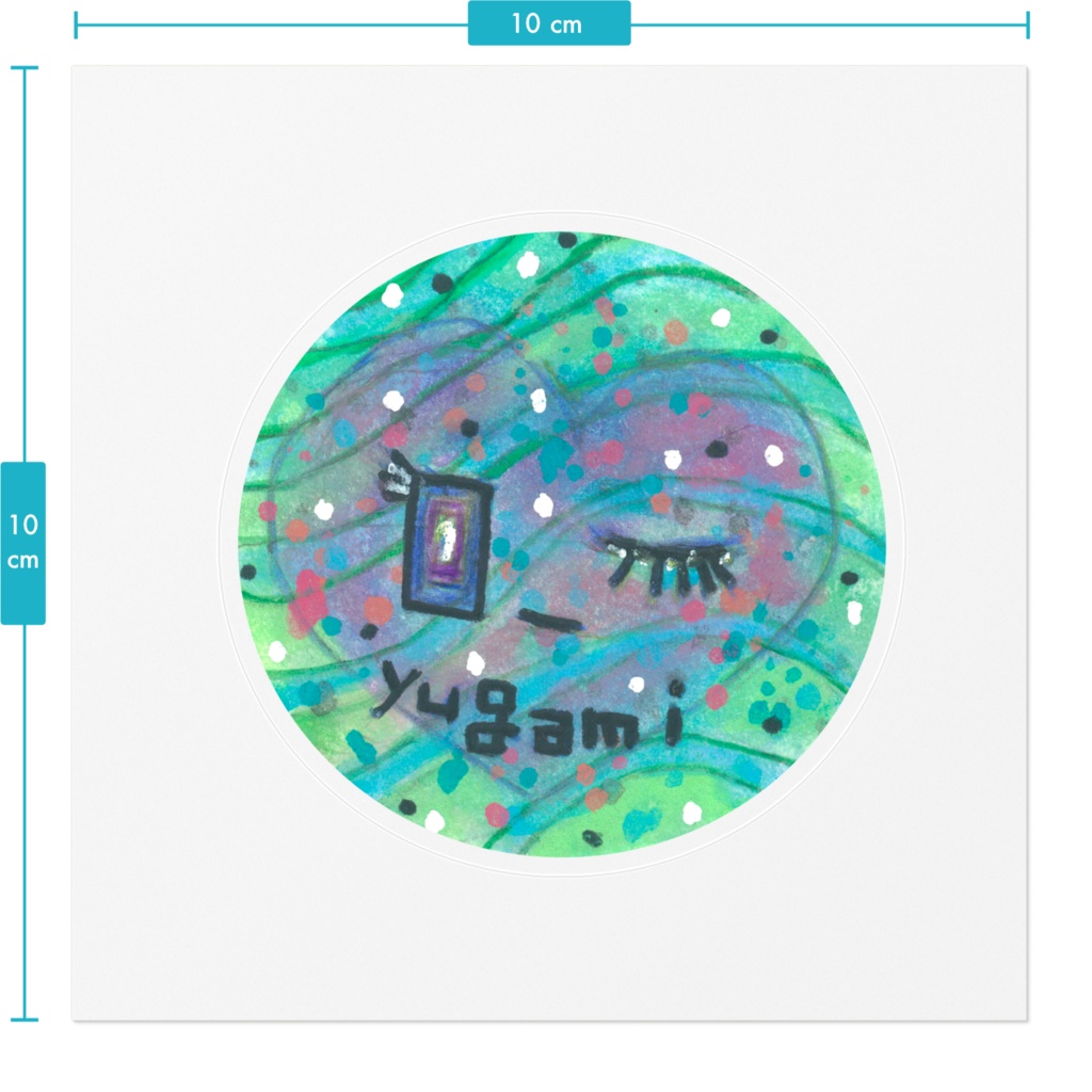 ゆがみちゃんステッカー
