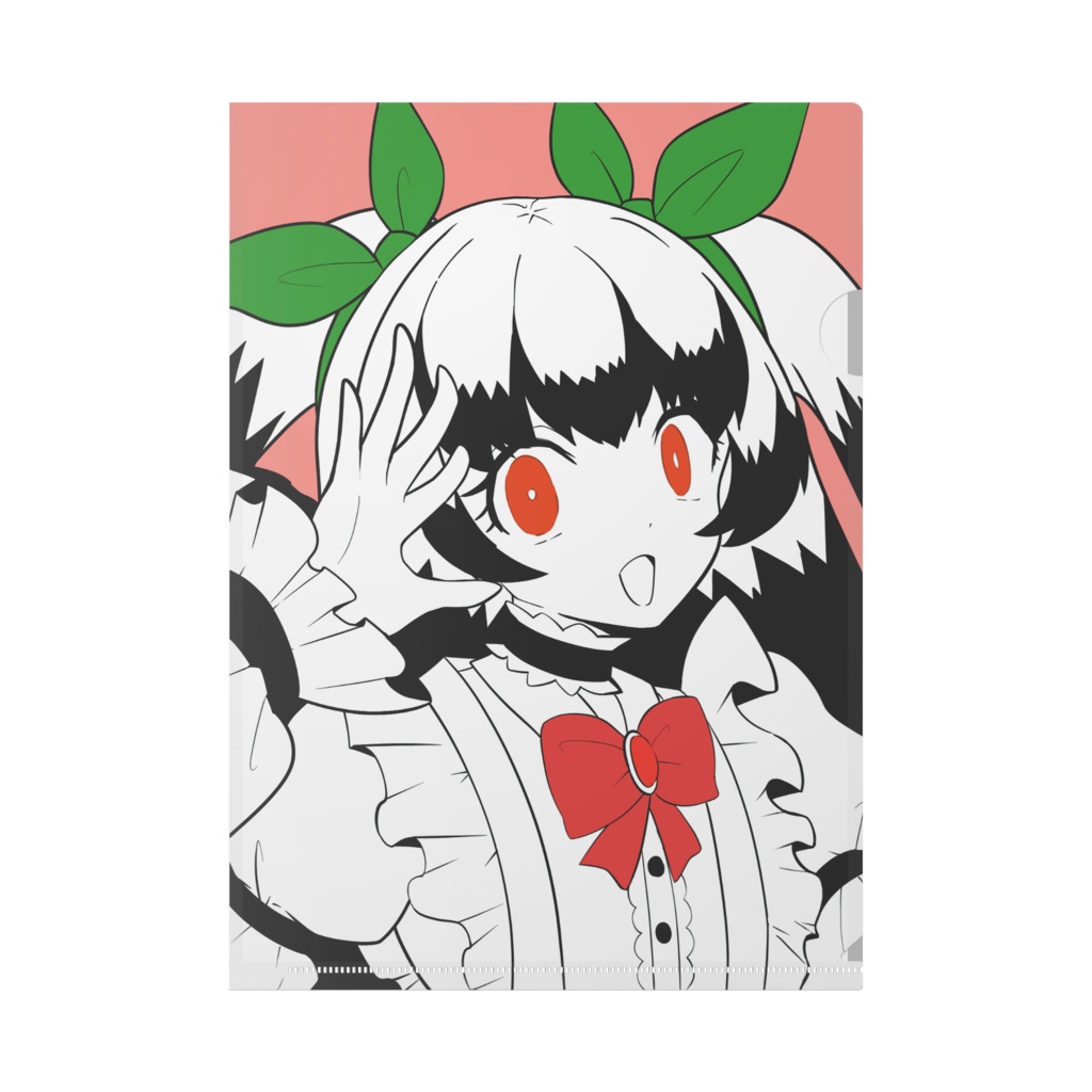 DAC+神奈川事業所キャラモノクロイラスト ～ロップイヤー～