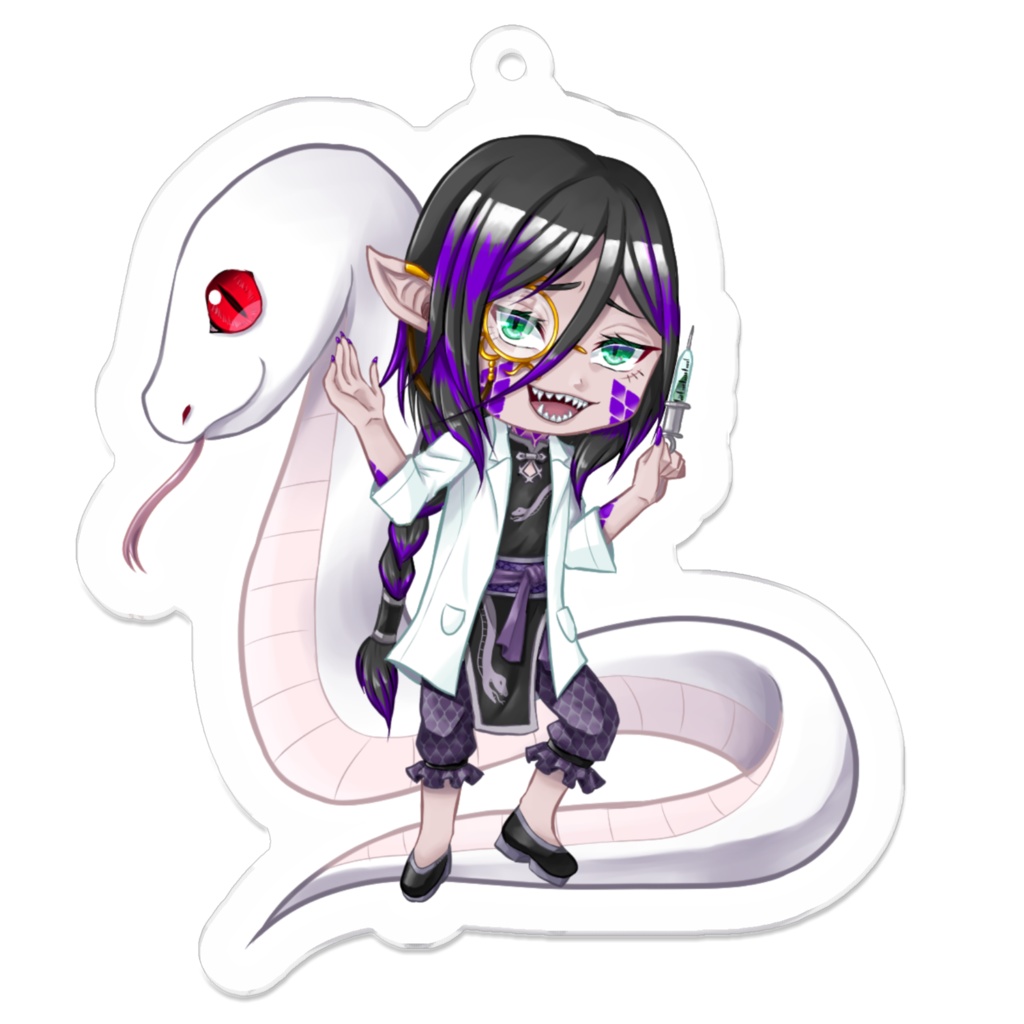 李蛇虺アクリルキーホルダー
