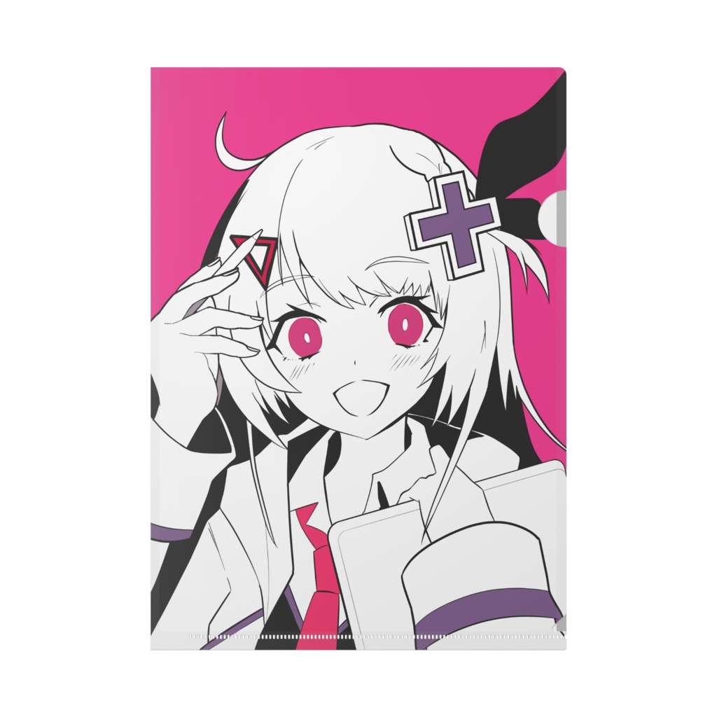 DAC+神奈川事業所キャラモノクロイラスト ~ハルカ~