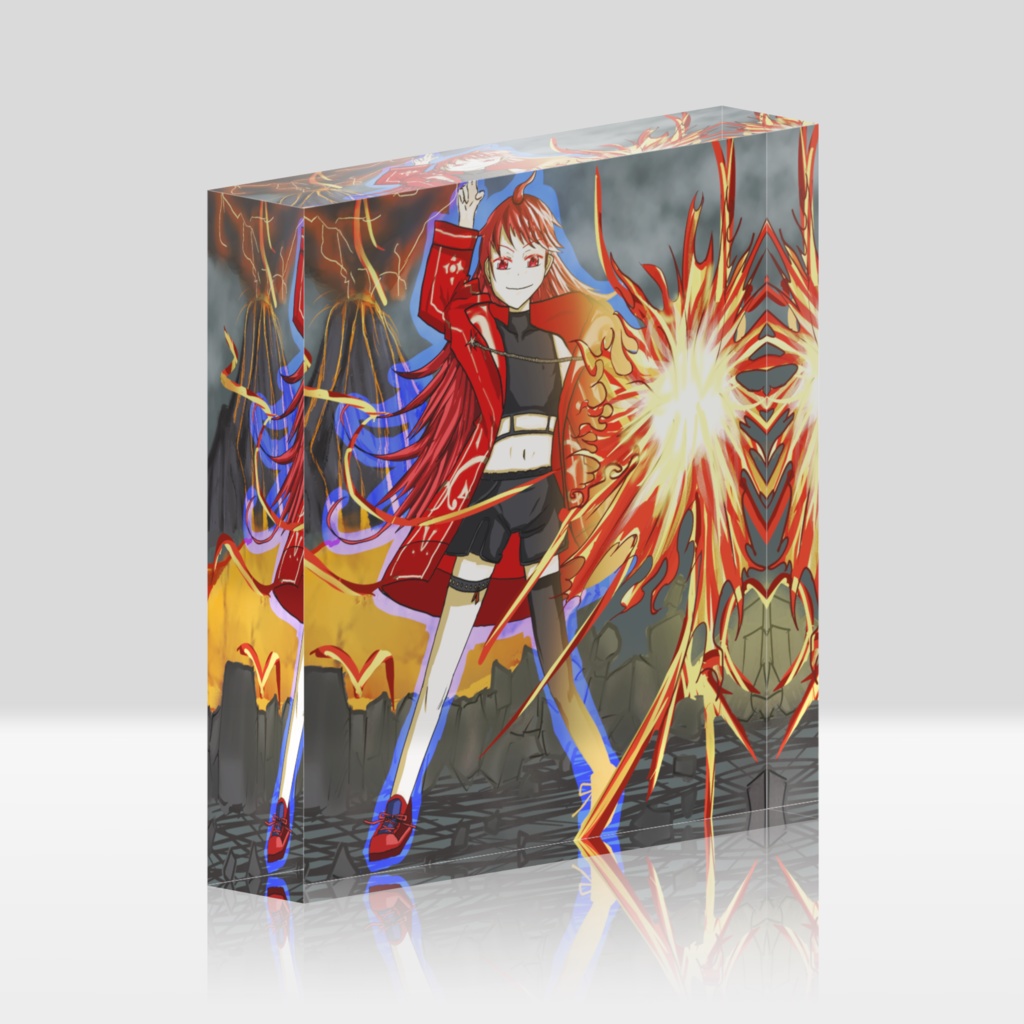 フロガちゃん　アクリルブロック　