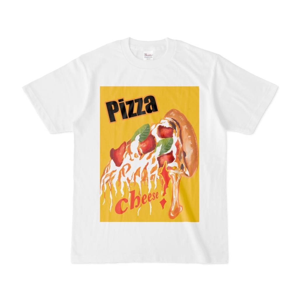 Tシャツピザイラスト