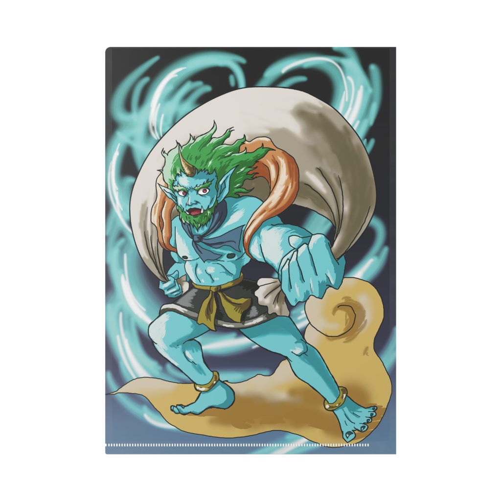 風神雷神クリアファイル