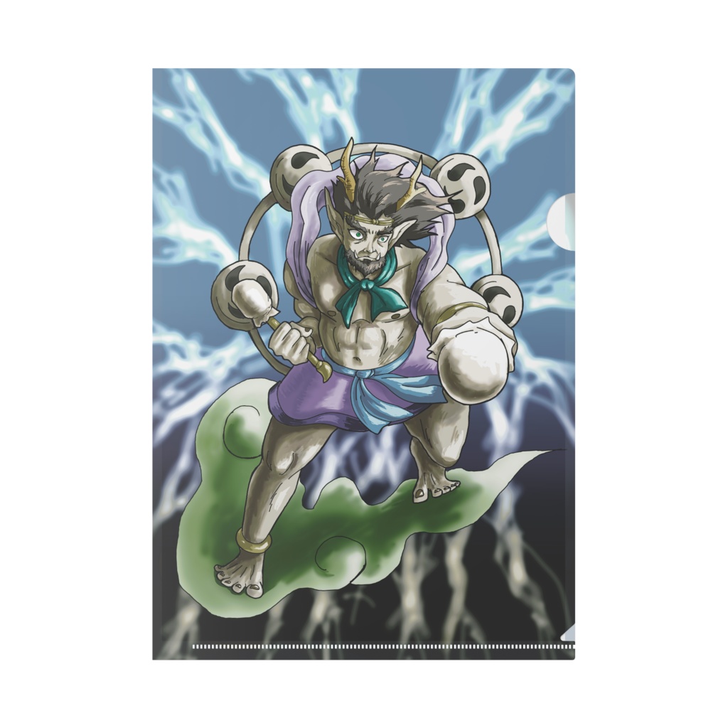 風神雷神クリアファイル