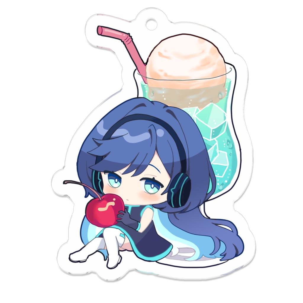AOちゃんしゅわしゅわアクキー