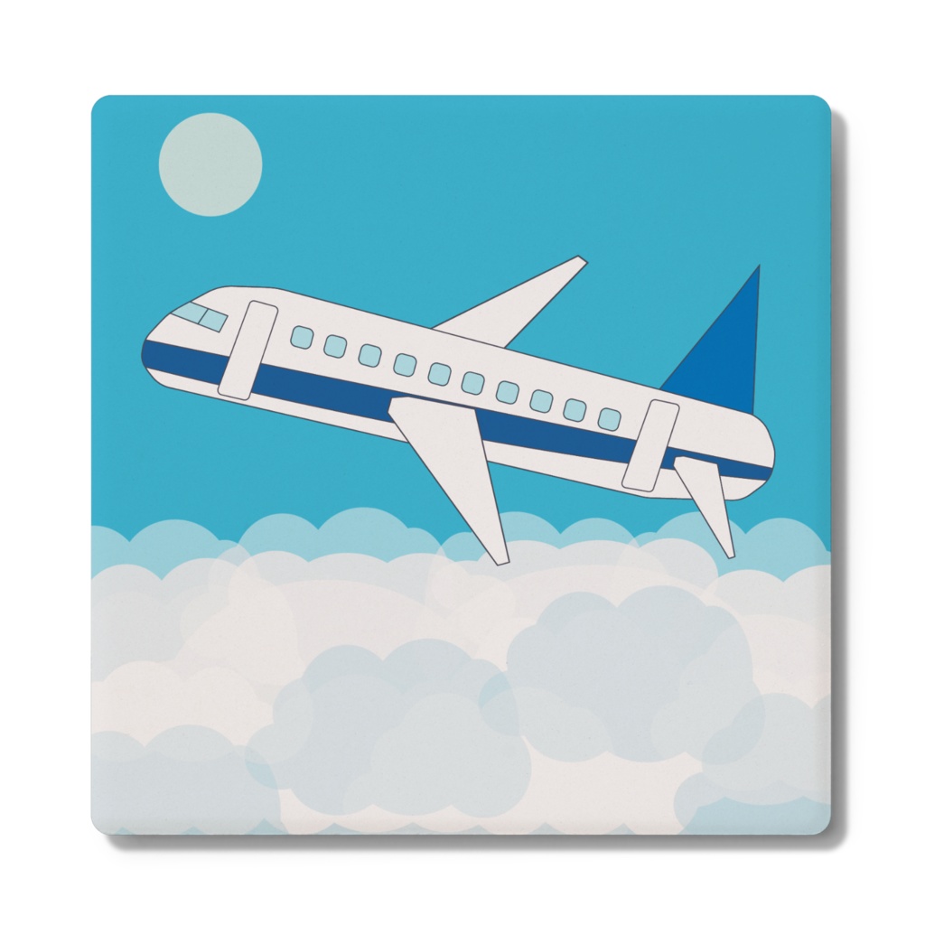 飛行機朝コースター