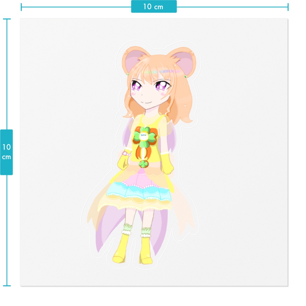 四葉熊ステッカー