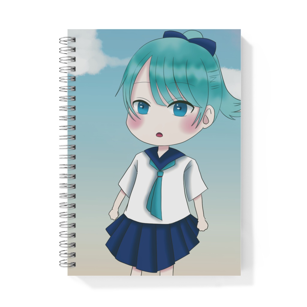 セーラー少女のリングノート