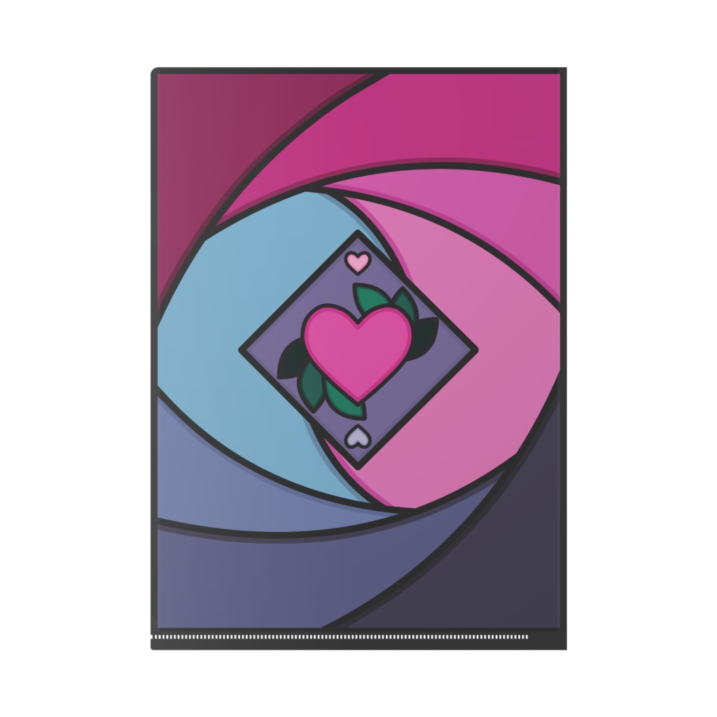 花飾りの魔女(クリアファイル)