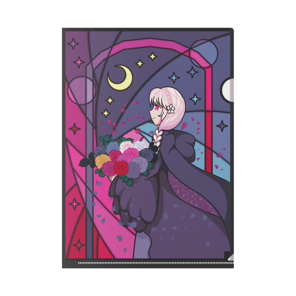 花飾りの魔女(クリアファイル)
