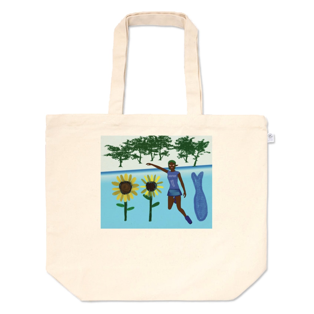 トートバッグ、夏っぽいの