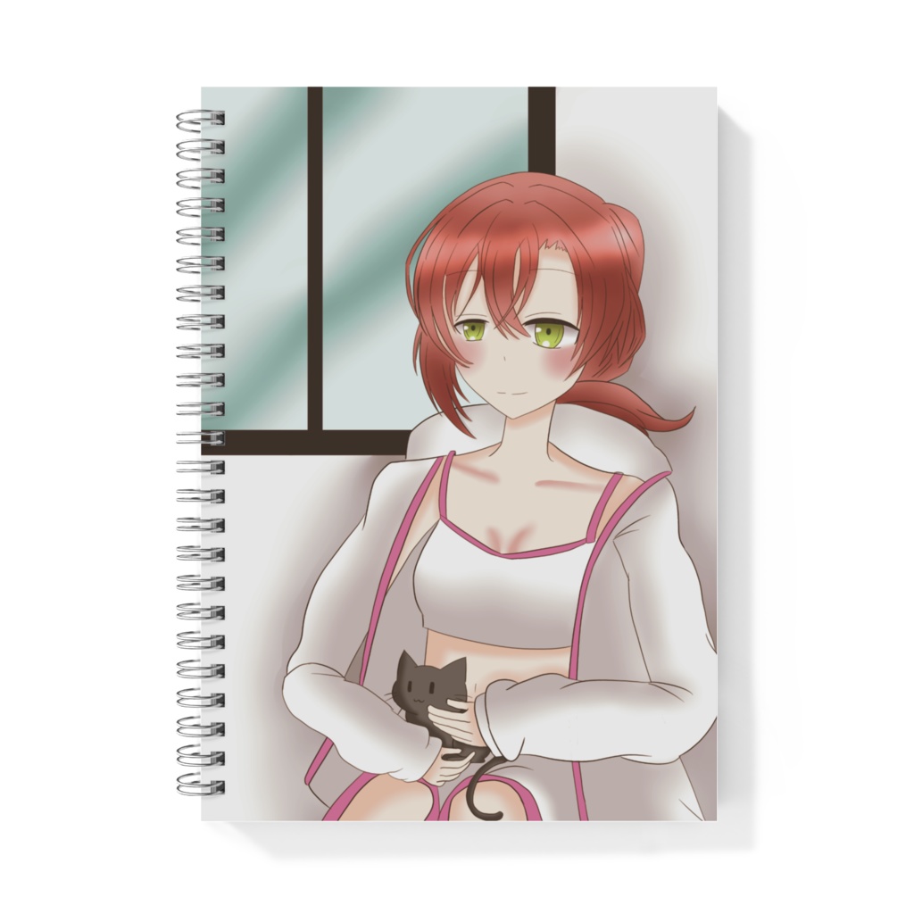 窓辺でたたずむリングノート