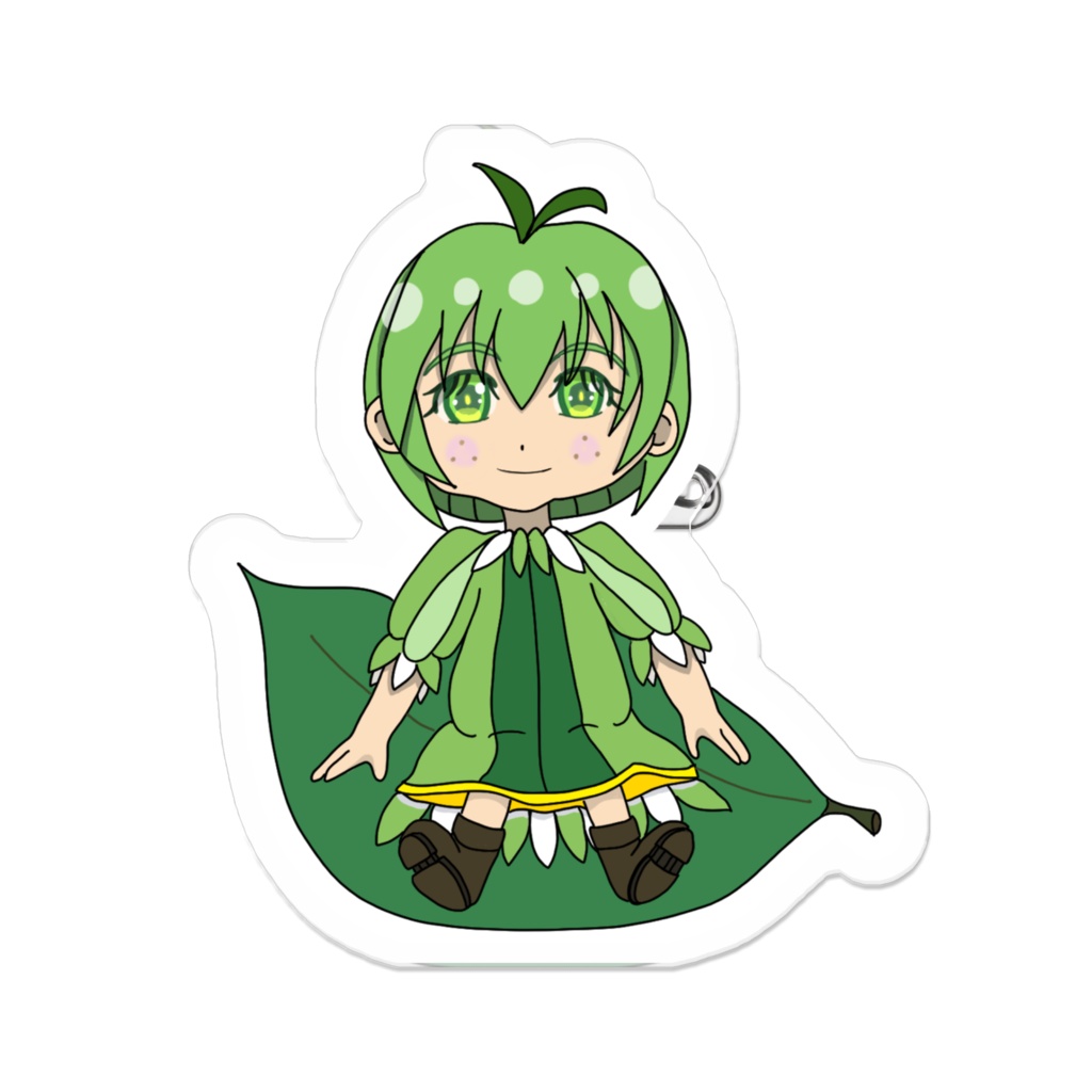 かぼすちゃんアクリルバッジ