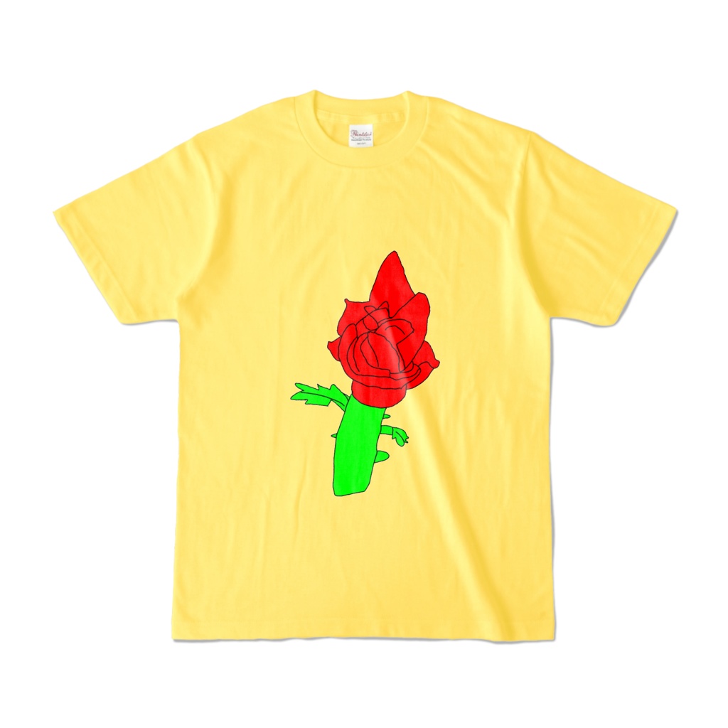 きれいなバラのTシャツ