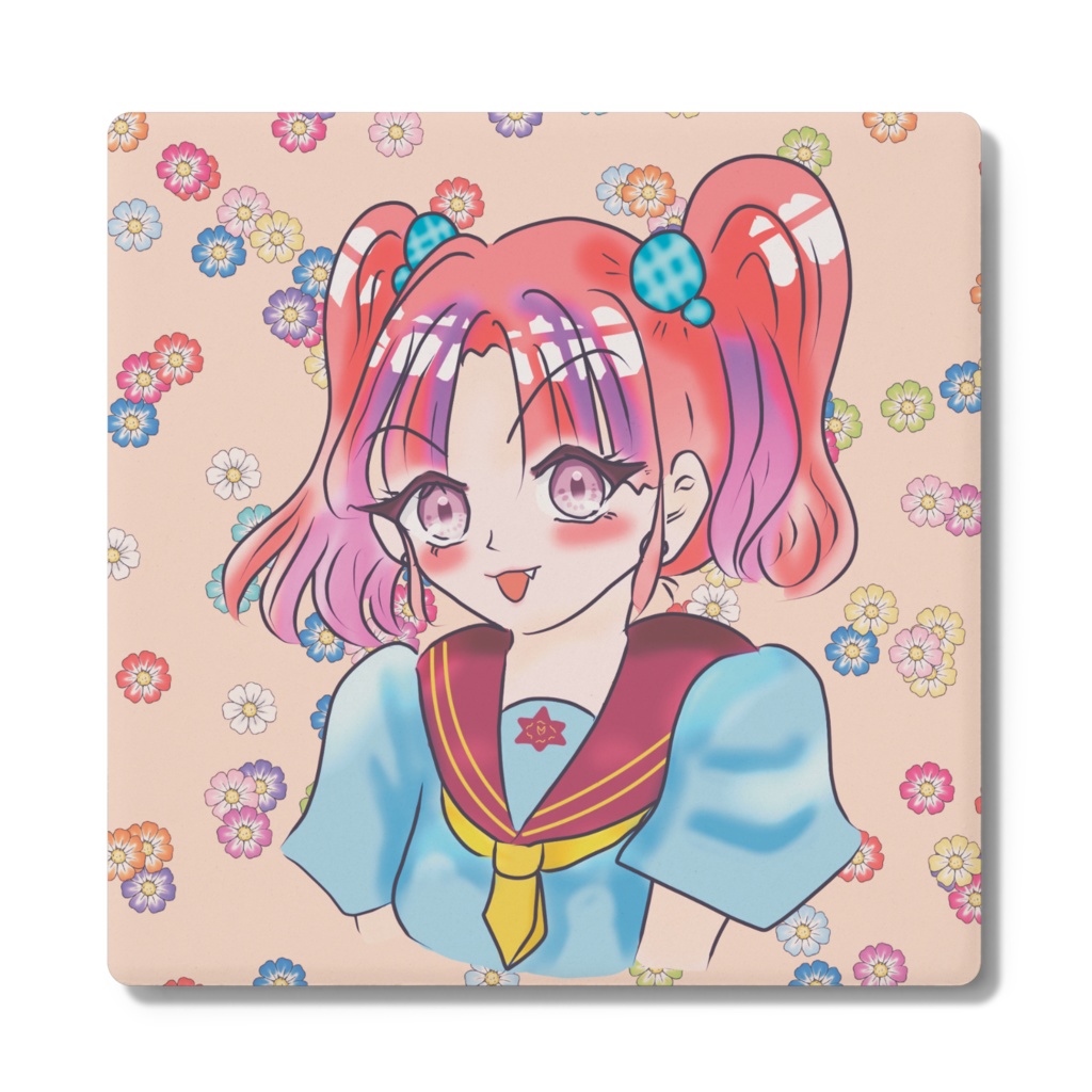 ピンク髪の女の子