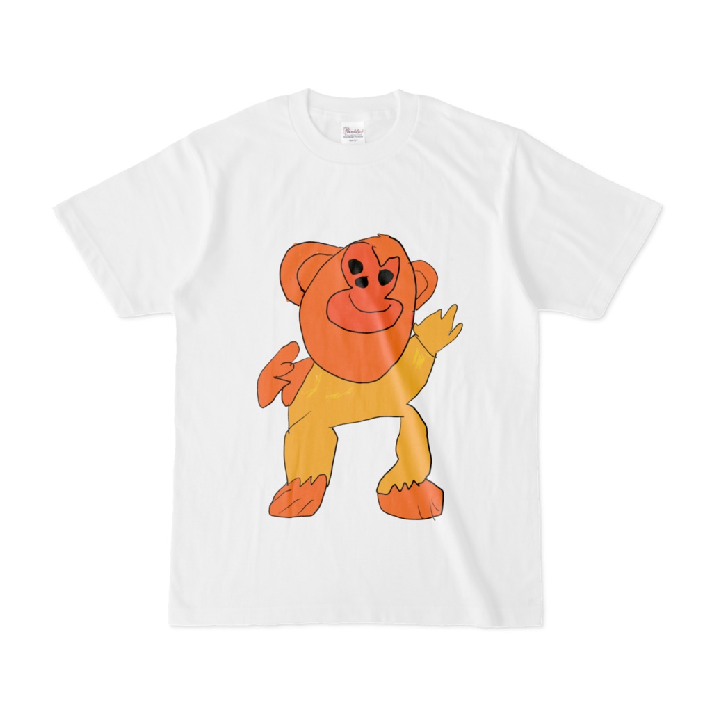 かわいいチンパンジーのTシャツ