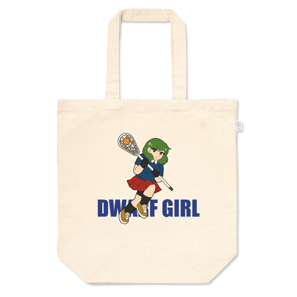 ドワーフ少女のトートバッグ