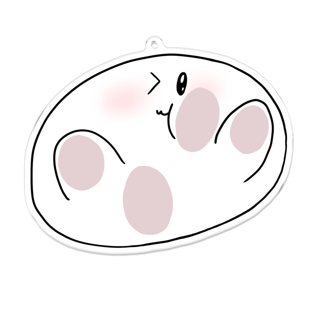 ぺったりまんじゅうアクキー