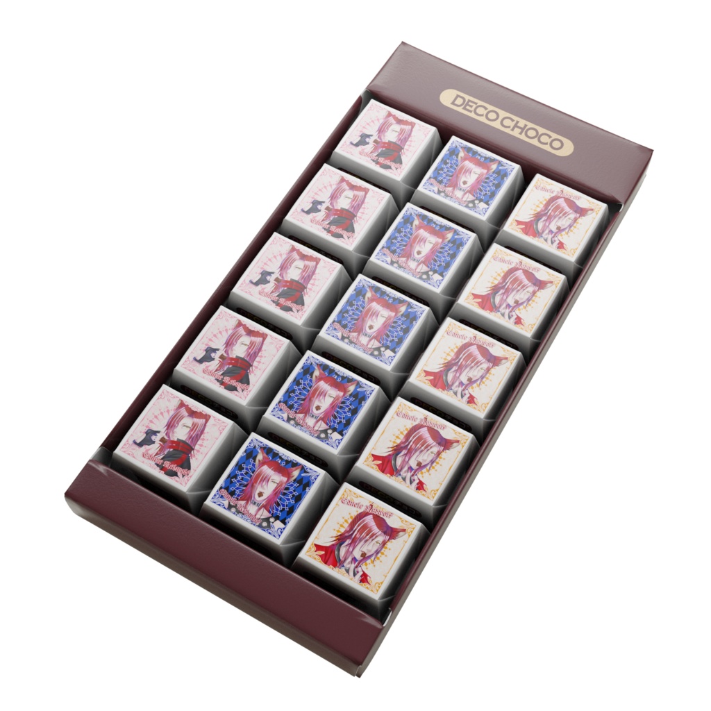 カヌレ・レッドウルフDECOチョコ1