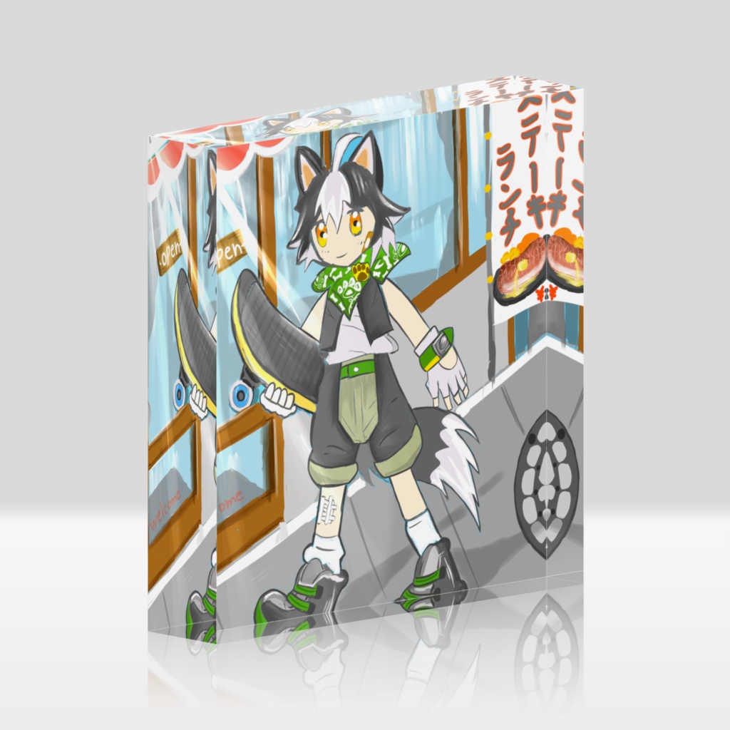 アクリルブロック事業所キャラクター