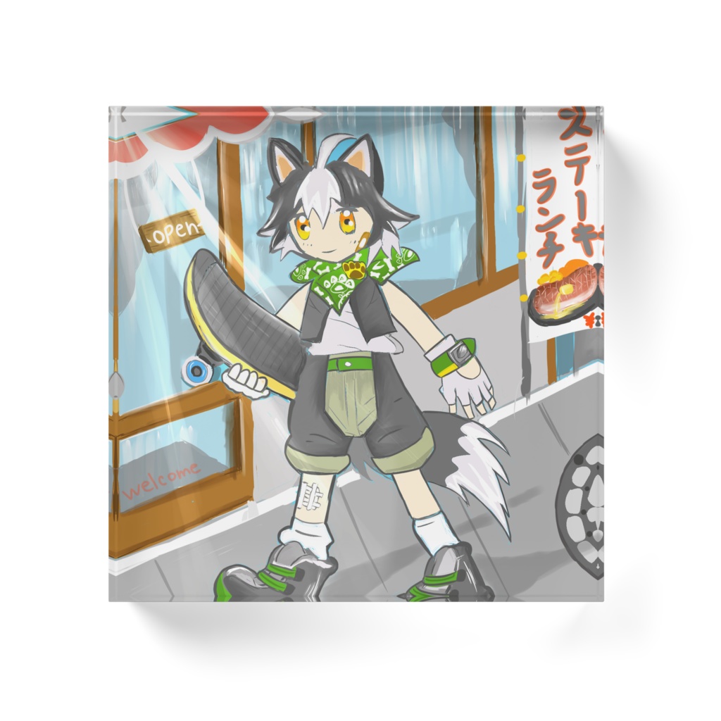 アクリルブロック事業所キャラクター