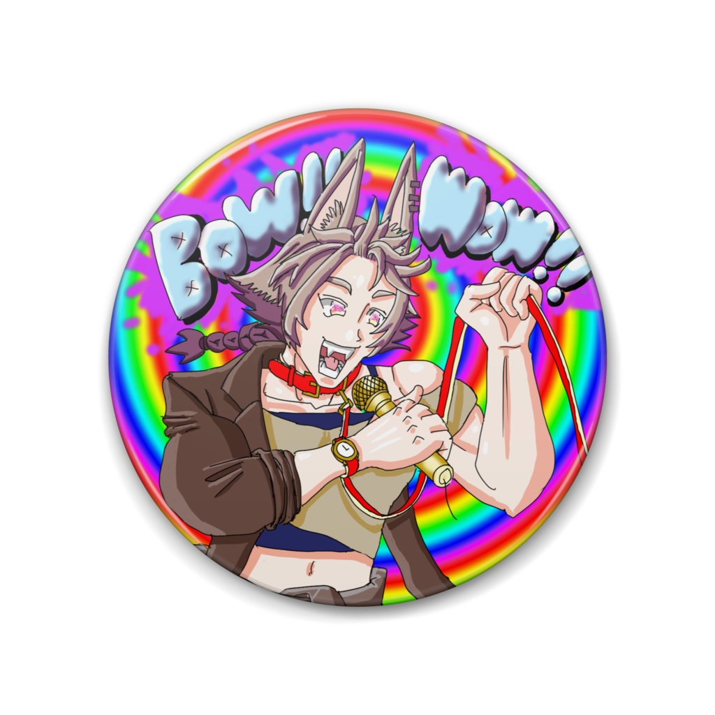 ウェルシュシップ缶バッジ