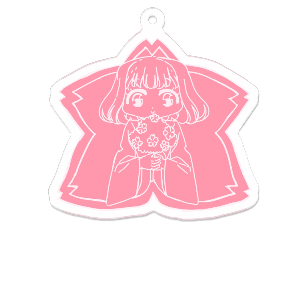 桜子(アクリルキーホルダー) 2