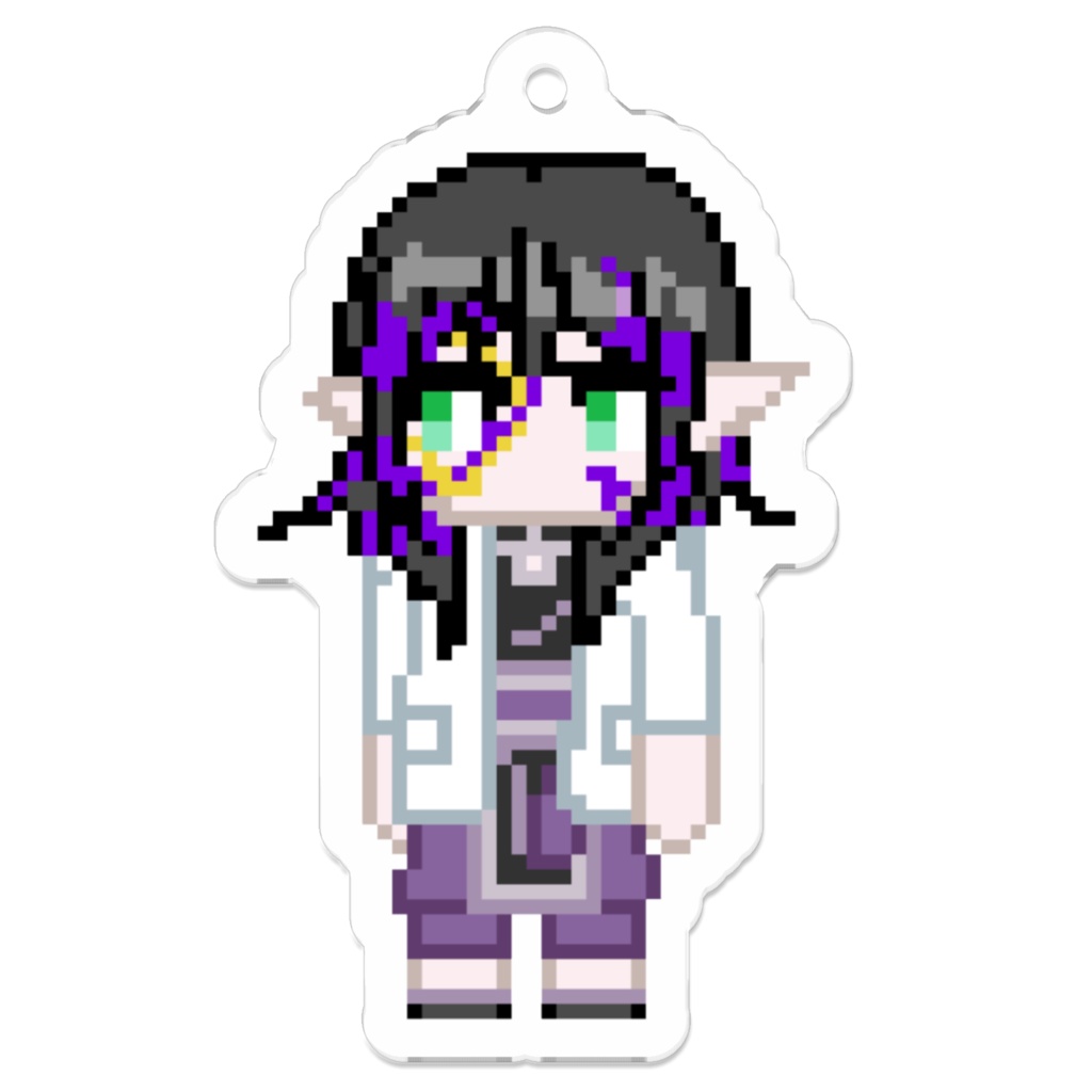 李蛇虺ドット絵アクリルキーホルダー