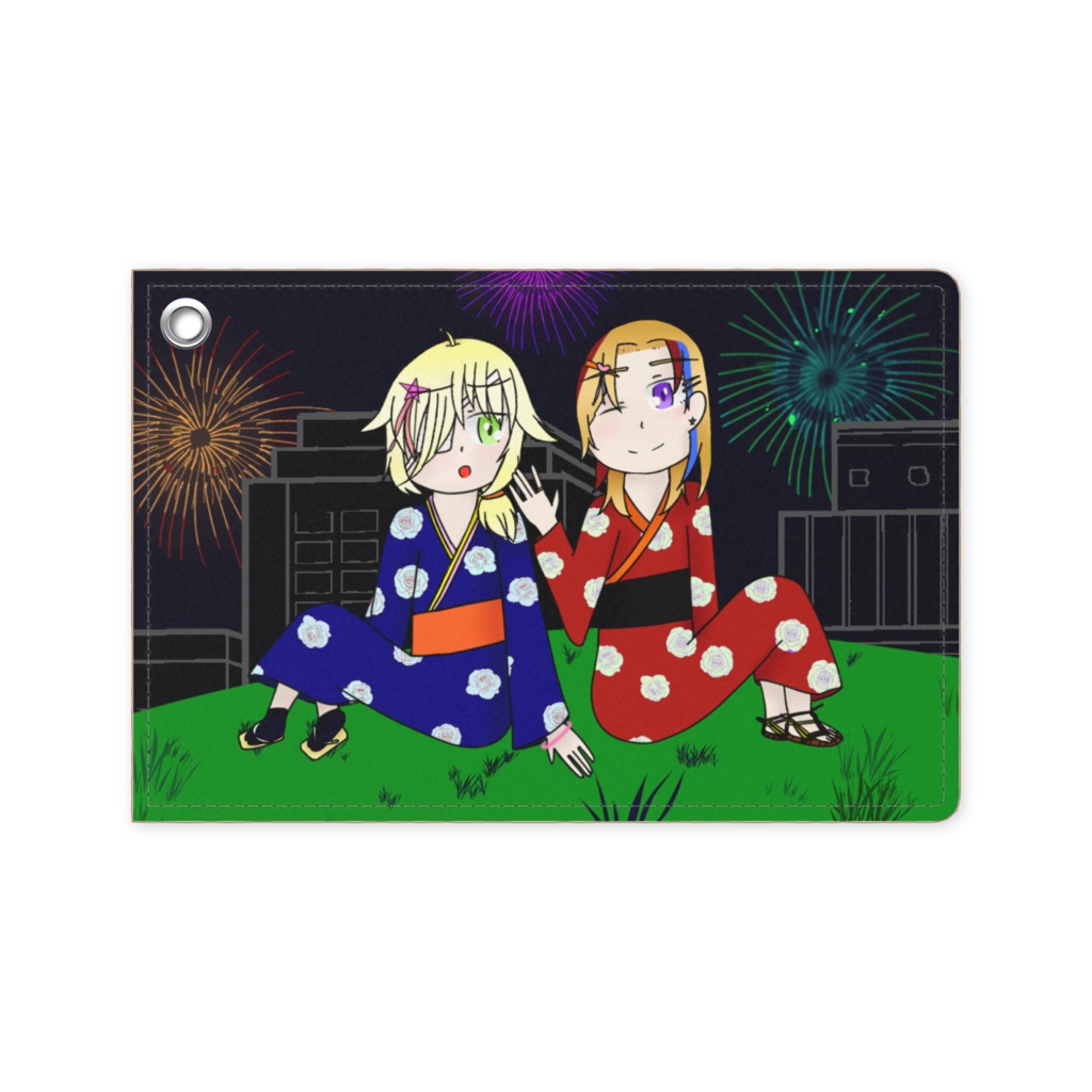 輝と亮のパスケース