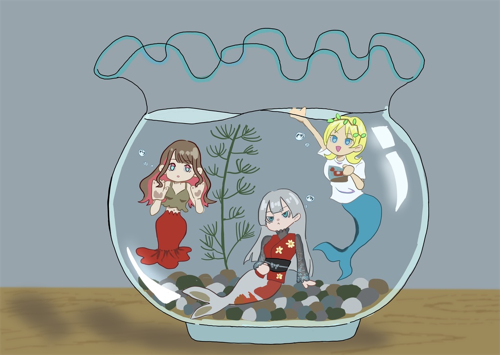 マーメイドクリアファイル（クリアファイル）