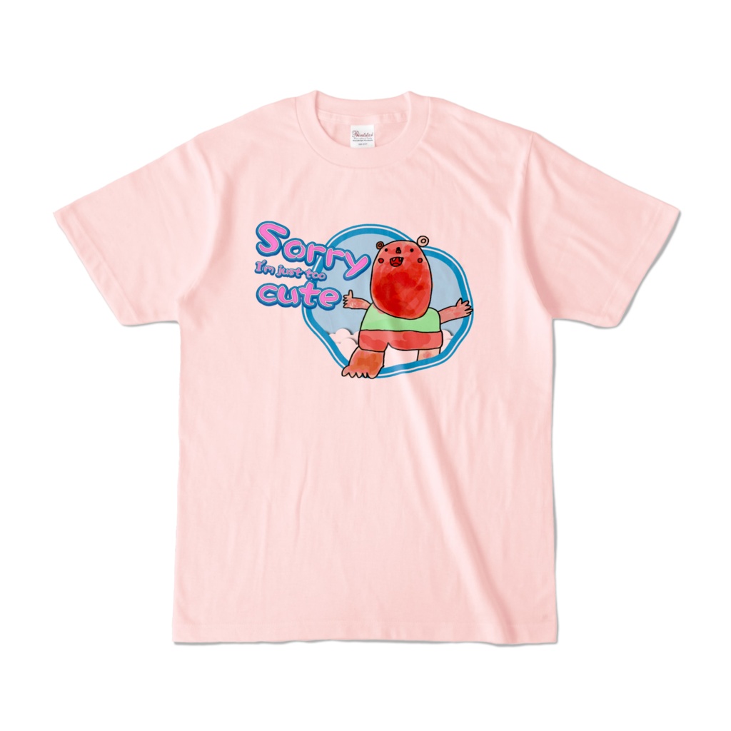 可愛くてごめんくまTシャツ