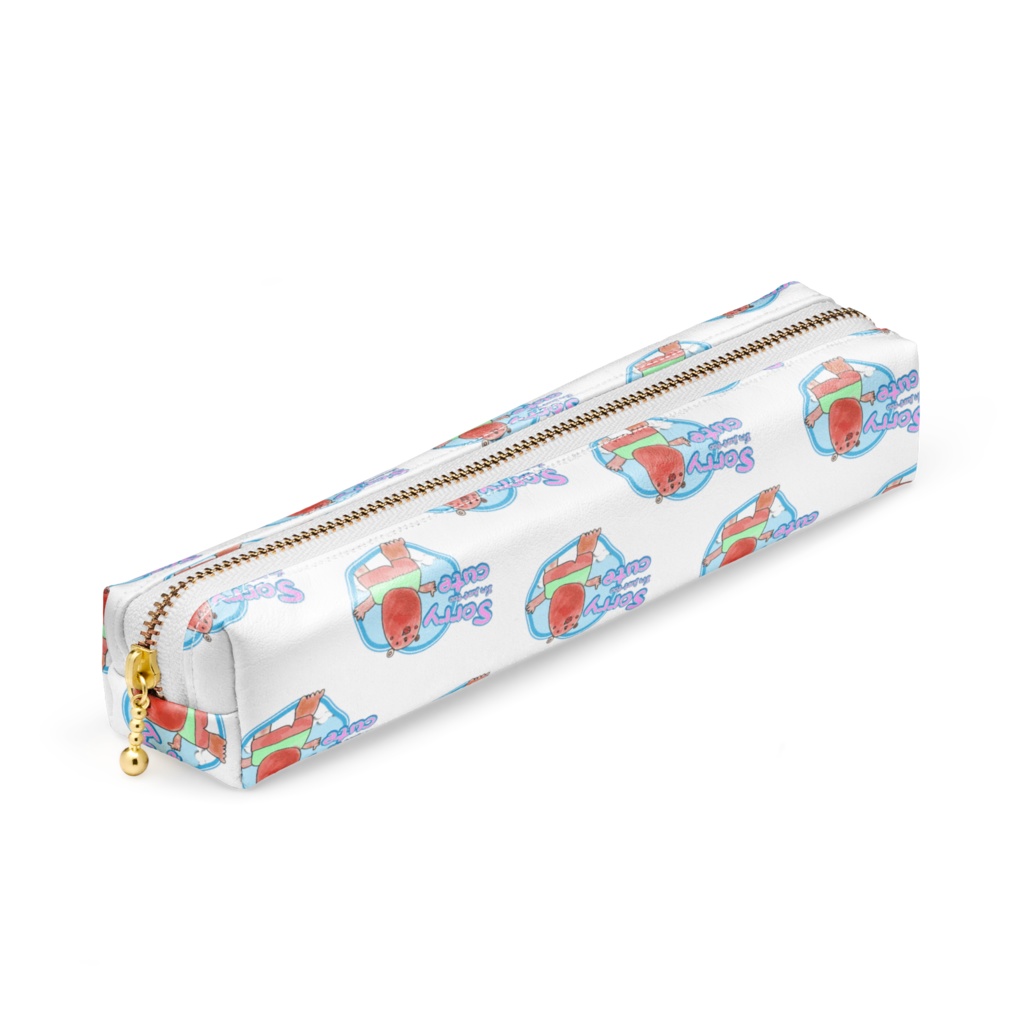 可愛くてごめんくまペンケース