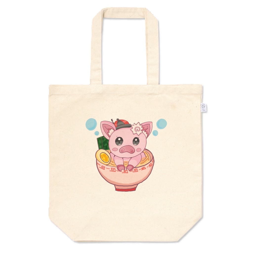 🐷🍜ちゃんトートバッグ